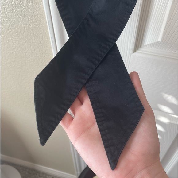 2/$12🌿 New York & Company NWOT Button Down Dress - Black - Picture 8 of 9